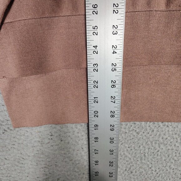 Adrianna Papell Tunic Sweater Women's XL Cocoa Knit Drop Shoulder Boat Neck NWT - Picture 7 of 11